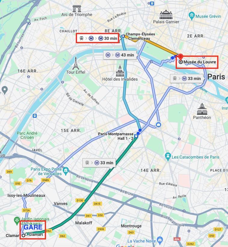 2 Pieces Lumineux Aux Portes De Paris Clamart Zewnętrze zdjęcie